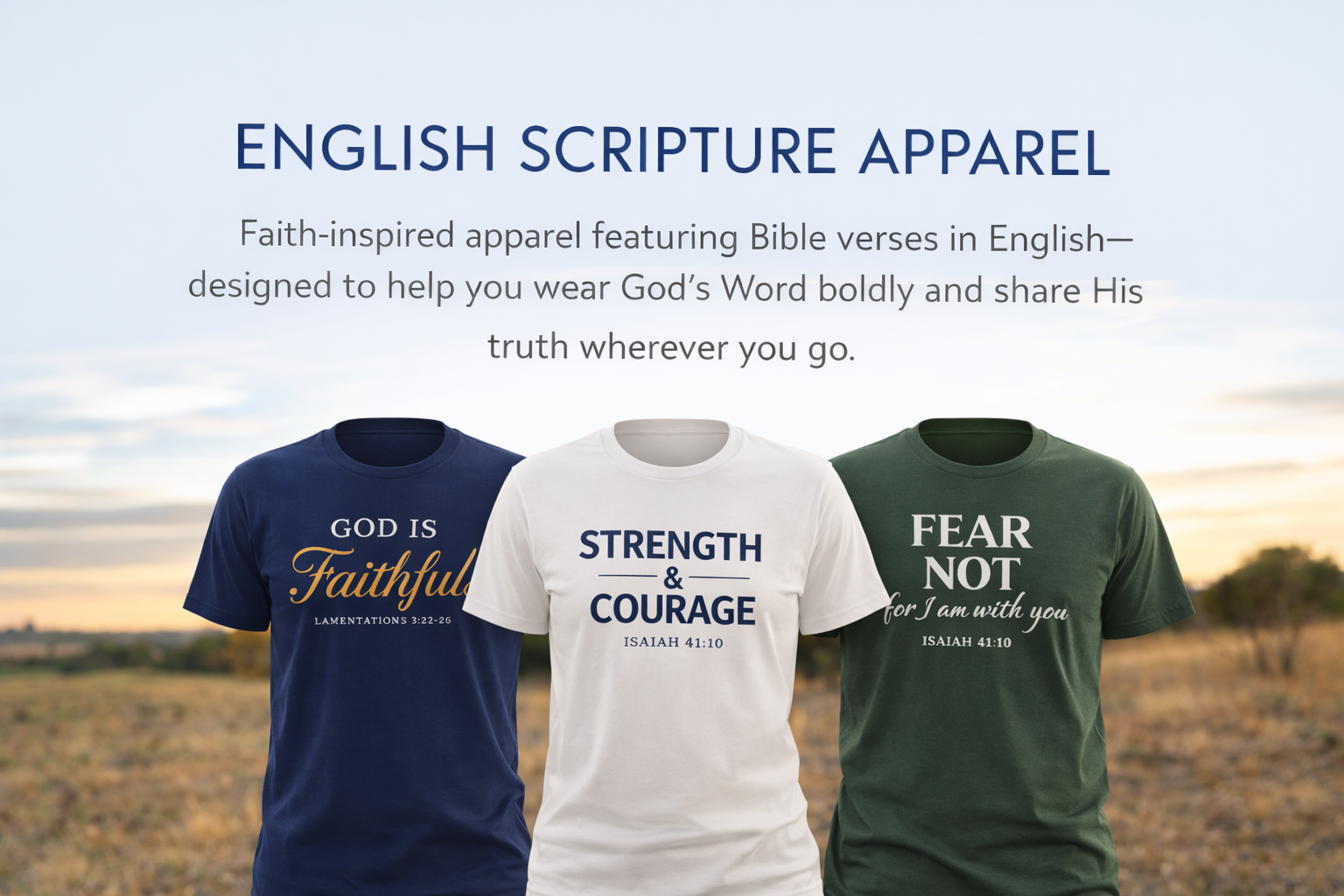 English Scripture Apparel