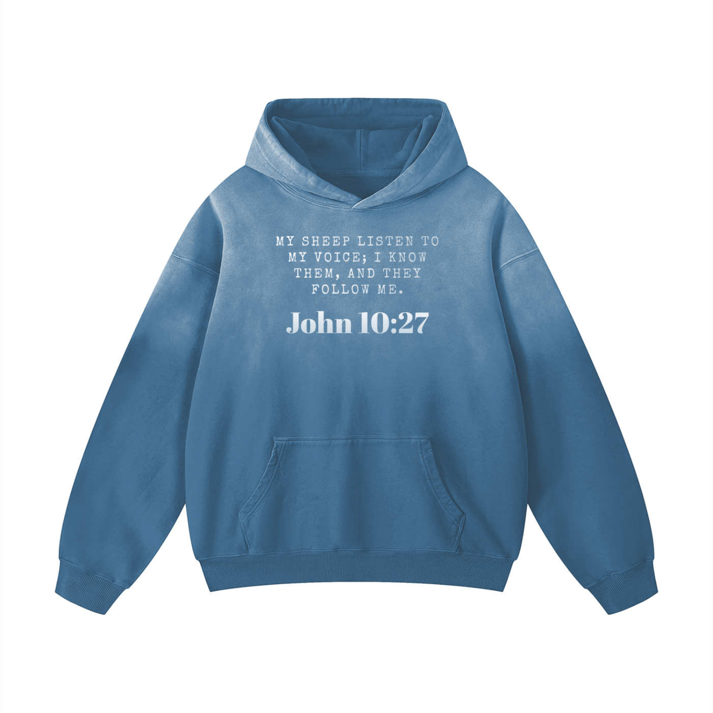 My Sheep Hear My Voice Washed Hoodie