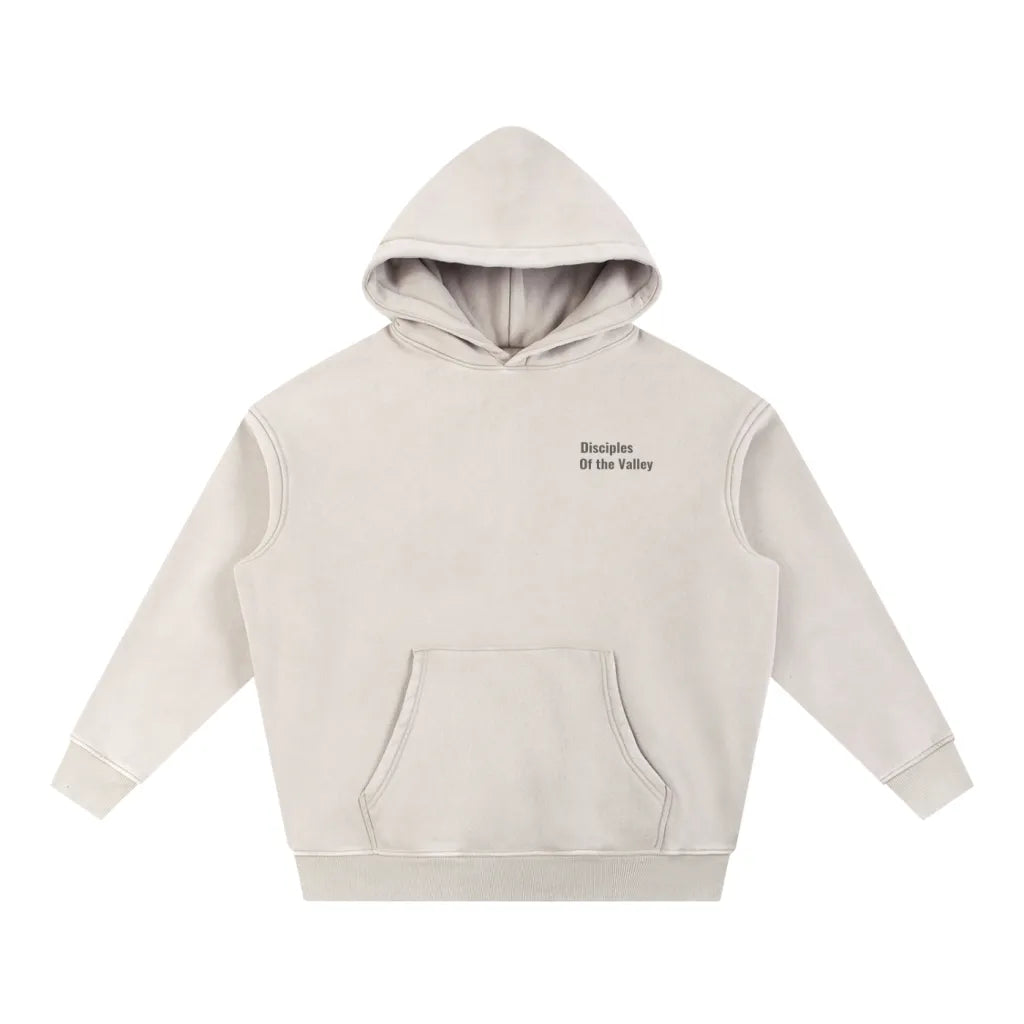 Floral Cross Scripture Oversized Hoodie